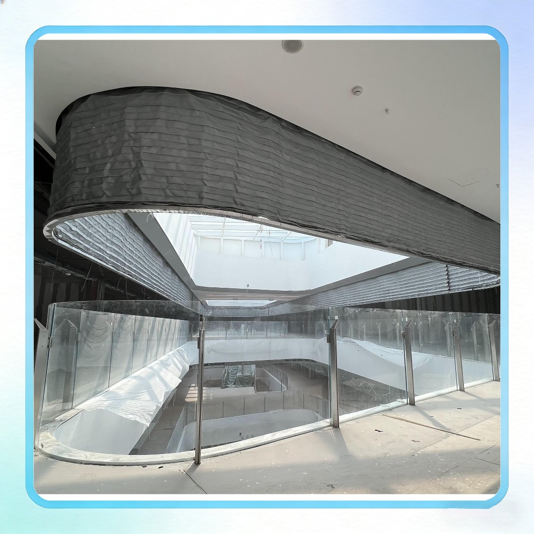 京智安 · 超大异形电动挡烟垂壁