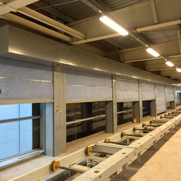 翻板式挡烟垂壁